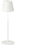 LED Tischleuchte, Au&szlig;enleuchte, Wei&szlig;, Akku, Dimmbar, IP44 - Wei&szlig;