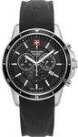 Swiss Alpine Military Herren Uhr Chronograph Analog Quarz 7089.9837SAM Silikon