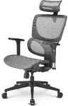 Sharkoon OfficePal C30M, Netz-Sitz, Netz-R&uuml;ckenlehne, Grau, Grau, Netz, Nylon - Grau