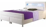 Inter Handels Boxspringbett Monaco, 180x200, Wei&szlig; - Wei&szlig;