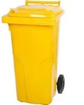 PROREGAL 2-Rad-M&uuml;lltonne MGB | HDPE-Kunststoff | HxBxT 94,5x48x54cm | 120...