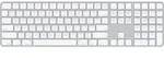 Apple Magic, Volle Gr&ouml;&szlig;e (100%), Verkabelt & Kabellos, USB + Bluetooth, Aluminium,