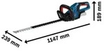 Akku-Heckenschere GHE 18V-60