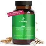 Vitabay NAC 600 mg &ndash; 120 vegane Kapseln mit N-Acetyl-L-Cystein &ndash; Hochdosierte