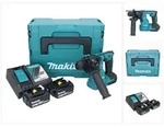 Makita DHR 183 RGJ Akku Bohrhammer 18 V 1,7 J SDS plus Brushless + 2x Akku 6,0 Ah +