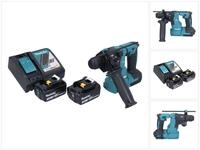 Makita DHR 183 RF Akku Bohrhammer 18 V 1,7 J SDS plus Brushless + 2x Akku 3,0...