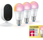 WiZ Home Monitoring Starter-Set, Set f&uuml;r intelligente Beleuchtung, Wi-Fi/Bluetooth,