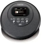Lenco CD-500BK - Tragbarer CD-Player mit DAB+/FM-Radio und Bluetooth&reg; - Schwarz -