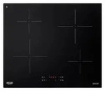 De&rsquo;Longhi PIN 62, Schwarz, Integriert, 60 cm, Zonen-Induktionskochfeld, Glas, 4