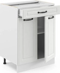 K&uuml;chenunterschrank Vicco R-Line Wei&szlig; Landhaus 60 cm mit Schublade, ohne
