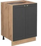 K&uuml;chenunterschrank Vicco Fame-Line Anthrazit-Gold 60 cm ohne Arbeitsplatte, Model