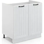 Sp&uuml;lenunterschrank Vicco Fame-Line Wei&szlig; Landhaus 80 cm ohne Arbeitsplatte, Model