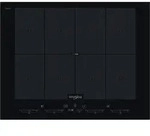 Whirlpool SMO 658C/NE, Schwarz, Integriert, 65 cm, Zonen-Induktionskochfeld,
