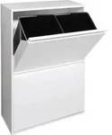 ARREGUI Basic CR601-B M&uuml;lltrennsystem aus Stahl | 4 F&auml;cher M&uuml;lleimer f&uuml;r...