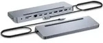 D I-Tec Usb-C Ergo 3X Lcd Dock - Silber