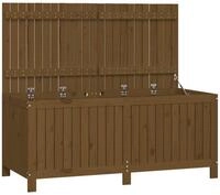 vidaXL Gartentruhe Honigbraun 147x68x64 cm Massivholz Kiefer