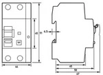 Doepke FI-/LS-Kombination DRCBO4B16/0,03/1NBSK 16 A 0.03 A