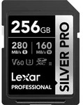 Lexar SILVER PRO SD Karte 256GB, UHS-II SD Speicherkarte, LSDSIPR256G-BNNAA