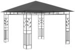 vidaXL Pavillon mit Moskitonetz 3x3x2,73 m Anthrazit 180 g/m&sup2;