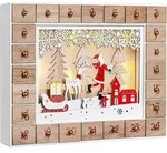 SPIELWERK&reg; Adventskalender zum selbst Bef&uuml;llen Nachhaltig LED warmwei&szlig; 24 T&uuml;rchen