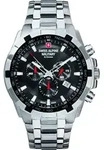 Swiss Alpine Military 7043.9237 Saphirglas Chronograph Herrenuhr 46mm 10ATM -...