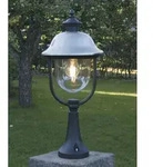 LED Sockelleuchte im Landhaustil, Gartenlaterne zur Wegbeleuchtung, H&ouml;he 54cm