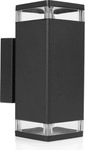 Smartwares OOL-50019, Wandbeleuchtung f&uuml;r den Au&szlig;enbereich, Schwarz,...