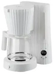 Alessi - Pliss&eacute; Filterkaffeemaschine, wei&szlig; - Wei&szlig;