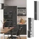 Apothekerschrank Vicco R-Line Anthrazit Hochglanz 30 cm, Model 37807 -