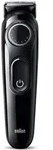 Braun BeardTrimmer 3 BT3400, Waschbar, Akku, Schwarz - Schwarz