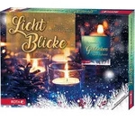 Kerzen-Adventskalender "Lichtblicke" 2023 gef&uuml;llt mit Teelichtern und Buch,