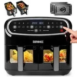 Duronic AF24 Hei&szlig;luftfritteuse | Airfryer mit 9 Liter Volumen | Gleichzeitiges