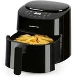 GOURMETmaxx Hei&szlig;luft-Fritteuse Digital - 4,5l - 1400W - schwarz - Schwarz