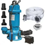 IBO Wasserpumpe FURIATKA F&auml;kalienpumpe 1500 W Schlauch 30 m und Storz Kupplung...