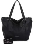 Fritzi aus Preu&szlig;en Shopper Umh&auml;ngetasche Eco Fritzi02 Black schwarz - Schwarz