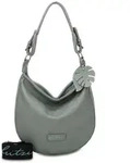 Fritzi aus Preu&szlig;en Schultertasche Umh&auml;ngetasche Eco Hobo Bag Sky grau - Grau