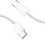 Apple 240W USB-C gewebtes Ladekabel 2m - Wei&szlig;