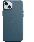 Apple iPhone 15 Plus Feingewebe Case mit MagSafe Pazifikblau iPhone 15 Plus - Blau