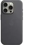 Apple Feingewebe Case iPhone 15 Pro schwarz - Schwarz