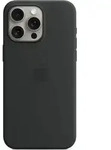 iPhone 15 Pro Max Silicone Case with MagSafe - Black - Schwarz