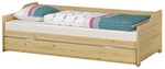 Sofabett Couchbett Wohnbett 90x200 Einzelbett Bettkasten Kiefer Zubeh&ouml;r...