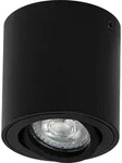 LEDVANCE Spot Surface Round Deckenaufbauspot, schwarz, mit GU10 Sockel, kann mit