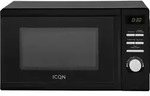 ICQN Mikrowelle, Solo-Mikrowelle, 20 L, 700 W, 5 Leistungsstufen, 8