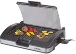 Cloer 6720 Barbecue-Grill mit Aluminium-Druckgussplatte, Antihaftbeschichtet,