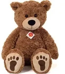 Teddy Hermann Teddy braun mit Tatzen 55 cm, Spielzeug-B&auml;r - Braun