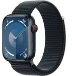 Apple Watch 9 Cell 45mm Alu Mitternacht Sport Loop - Schwarz