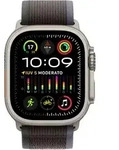 Apple Watch Ultra 2 49mm Blau/Schwarz Trail Loop - M/L - Silber