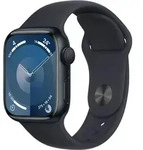 Apple Watch 9 Cell 45mm Alu Mitternacht Sportarmband S/M - Schwarz