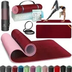 KESSER&reg; Gymnastikmatte Yogamatte TPE 183x61cm, rutschfest & gepolstert, inkl.