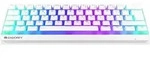 Thock Compact Wireless Pudding Onyx White (wei&szlig;, DE-Layout, Kailh Box Red) - Wei&szlig;